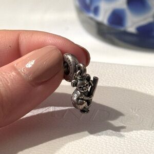 PANDORA Charm Sterling Silver ALE S925 KOALA DANGLE